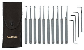 14 piece lock picking set